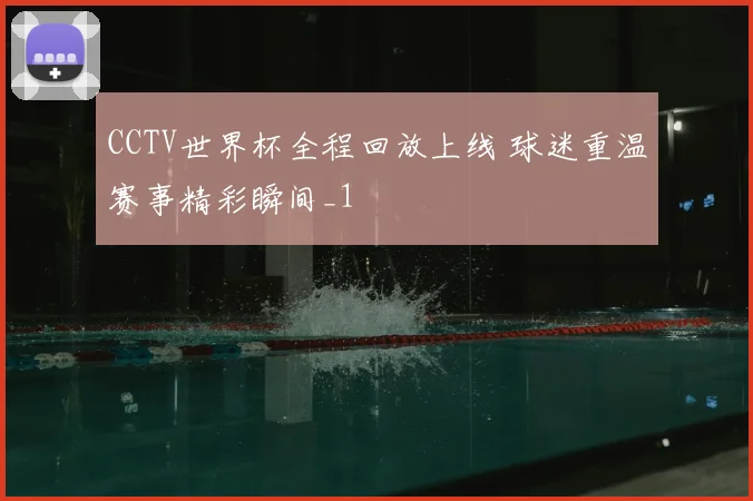 CCTV世界杯全程回放上线 球迷重温赛事精彩瞬间_1