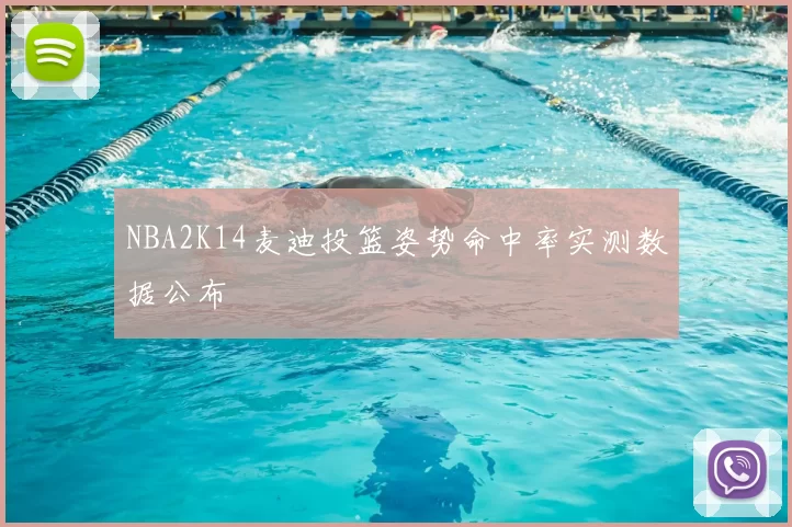 NBA2K14麦迪投篮姿势命中率实测数据公布