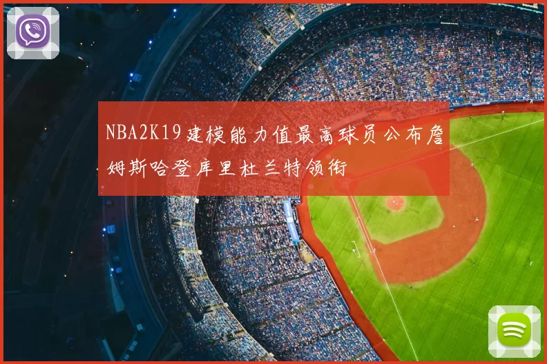 NBA2K19建模能力值最高球员公布詹姆斯哈登库里杜兰特领衔